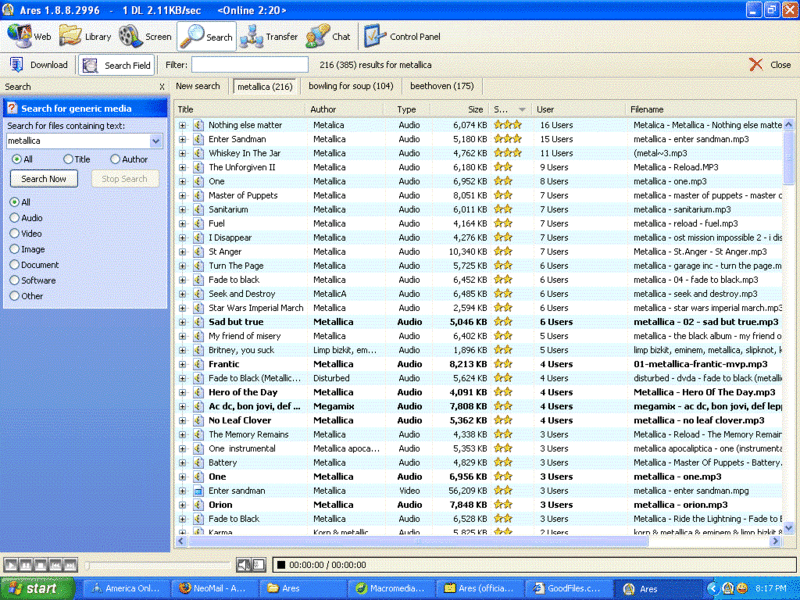 Ares Screenshot